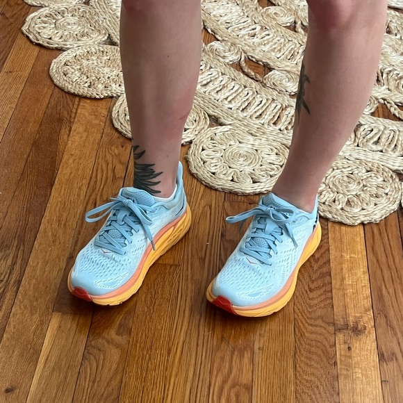 SOLD Hoka ONE Clifton 8 Summer Song/Ice Flow 6.5B - Picture 7 of 8